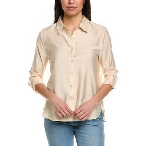Meiven Womens  Woven Shirt, Beige